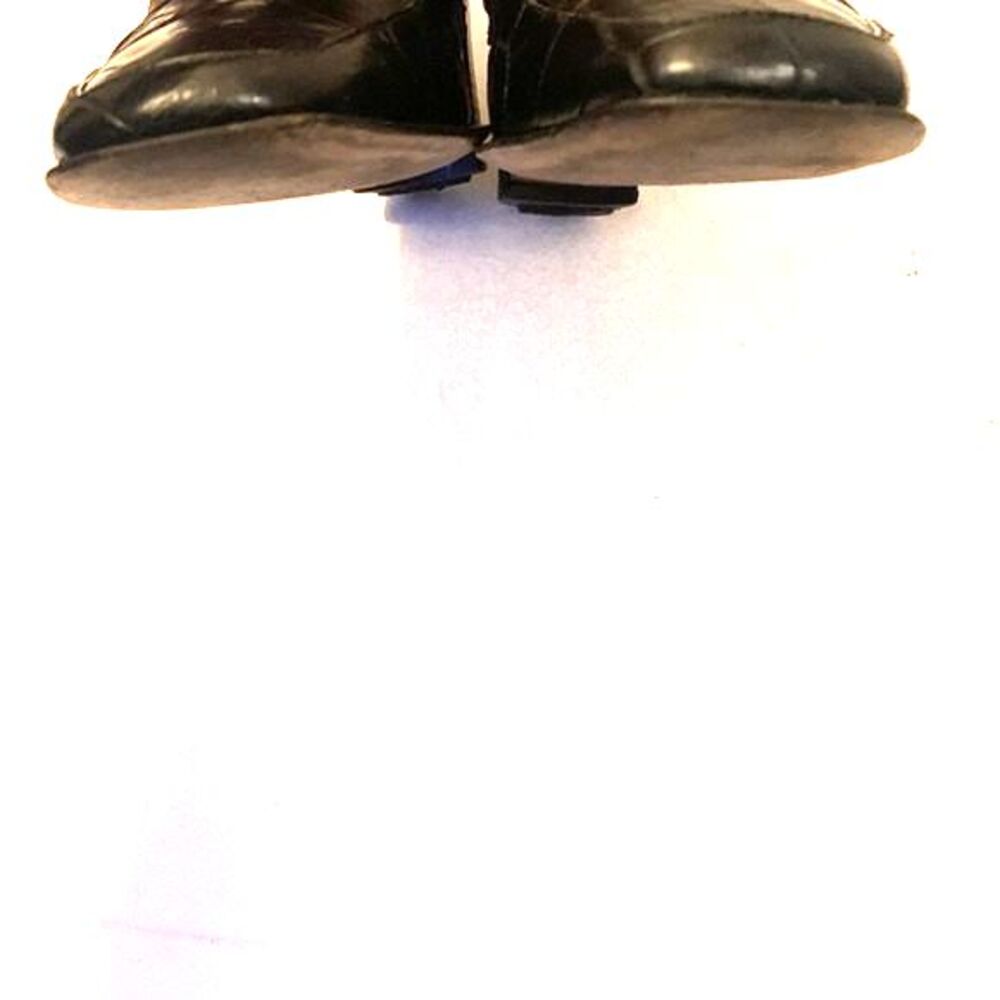 Women's Black Alligator Pumps Made in Italy Old Money Luxury Vintage Mauri Luxe - Picture 10 of 15